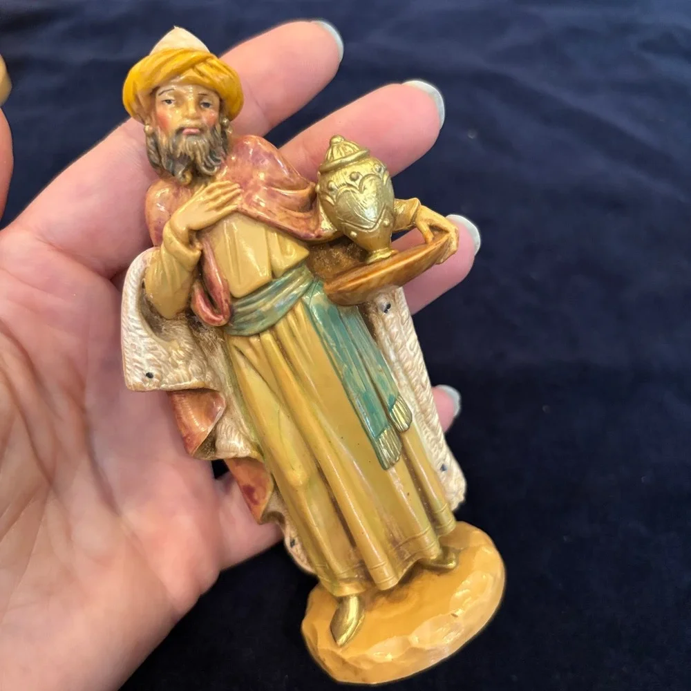 Vintage 1983/1990 Fontanini Simonelli Deposit Nativity 13 pc Set Made in Italy